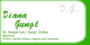 diana gungl business card